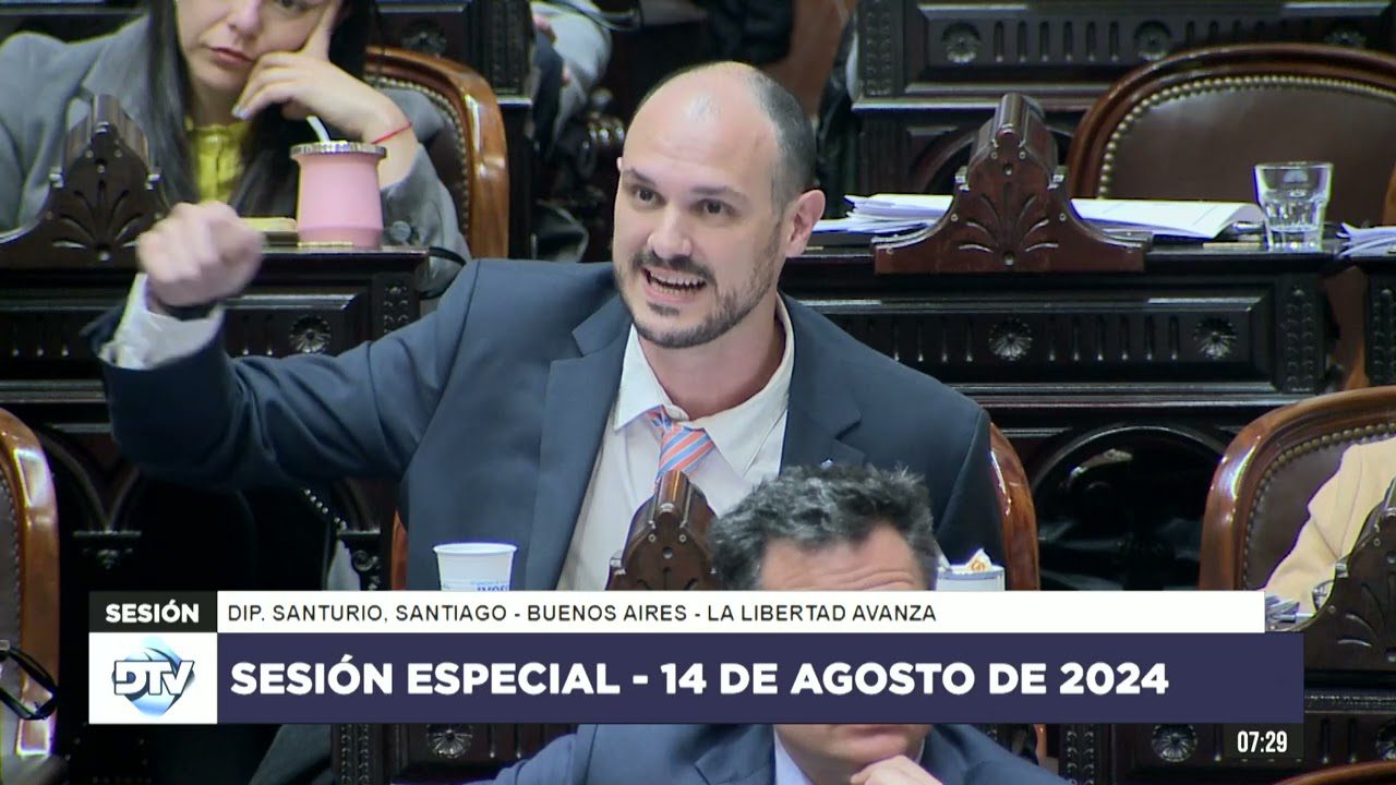 Diputado Santurio, Santiago – LLA – Sesión Especial 14-08-2024 – Financiamiento Universidades – PL