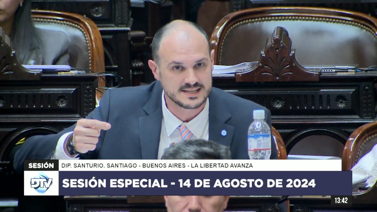 Diputado Santurio, Santiago – LLA – Sesión Especial 14-08-2024 – PL