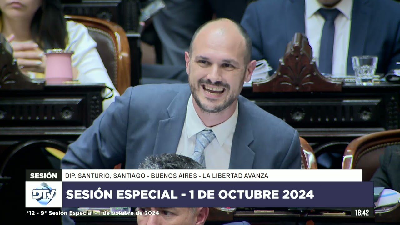 Diputado Santurio, Santiago – LLA – Sesión Especial 01-10-2024 – Entrega Voluntaria de Armas de Fue